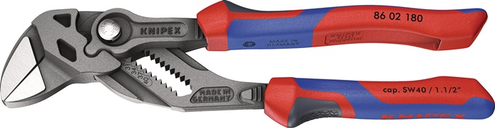 KNIPEX Zangenschlüssel Länge 180 mm schwarz atramentiert