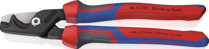 KNIPEX Kabelschere Länge 225 mm
