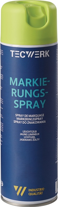 TECWERK Markierungsspray leuchtgelb 500ml Spraydose TECWERK - Vorteilspack