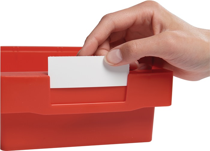 LA-KA-PE Etikett weiß für Regalkästen