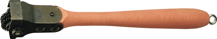 MÜLLER Schleifscheibenabrichter D.36mm L.285mm 12mm 3 Zahnscheiben