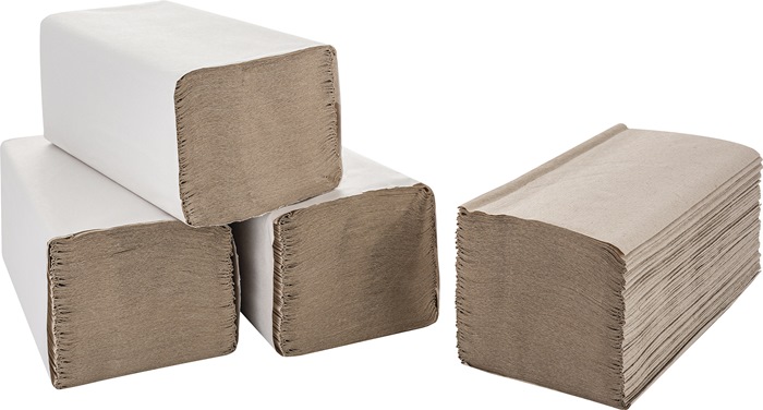 ELOS Papierhandtücher 1-lagig natur