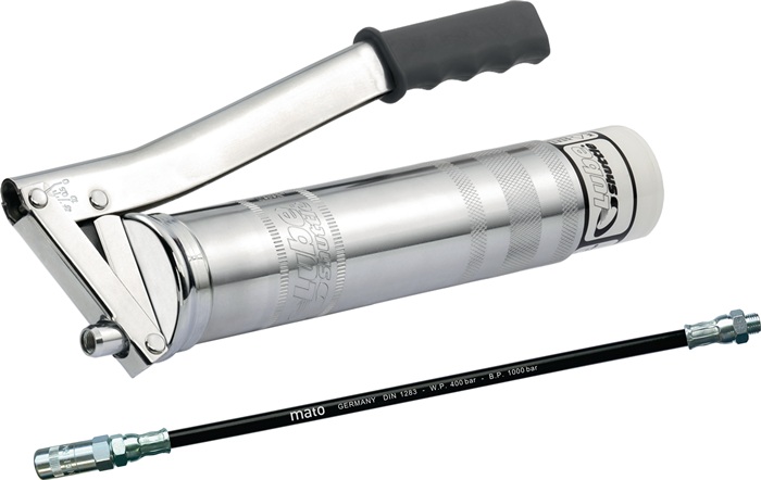 MATO Handhebelfettpresse für Lube-Shuttle Schraubkartuschen 400g