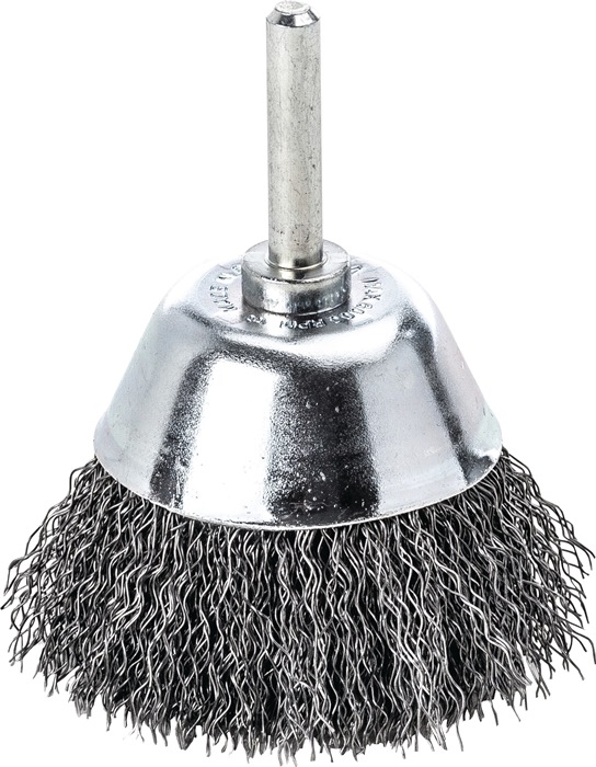 LESSMANN Flächenbürste Ø 50 mm Schaft 6 mm Drahtstärke 0,3 mm