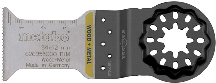 METABO Tauchsägeblatt Starlock L.45mm B.32mm BiM mittel Zahnt. 1,3mm/20TPI 1 St. Metabo