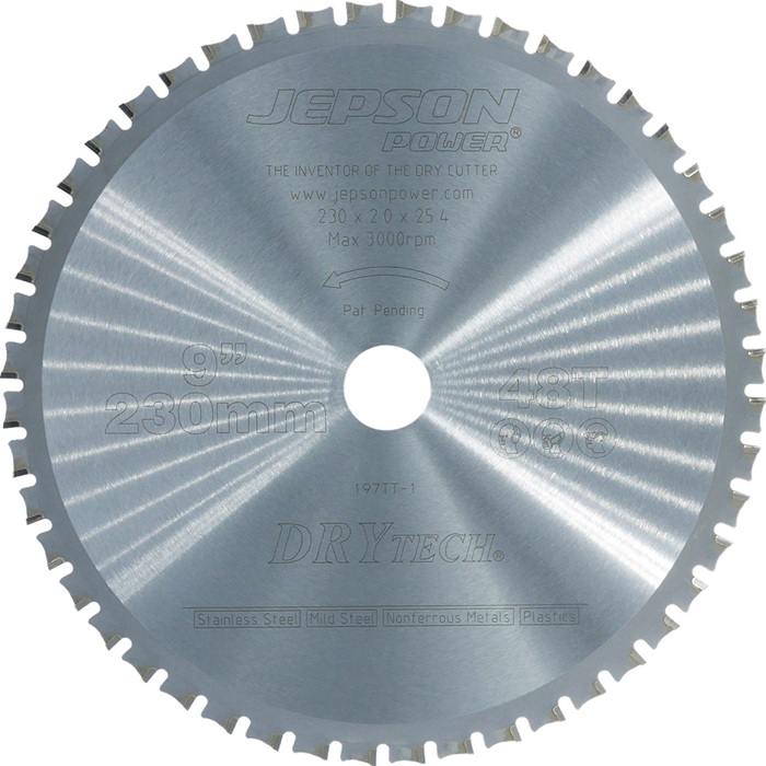 JEPSON Metallkreissägeblatt Sägeblatt-Ø 230 mm Breite 2,0 mm