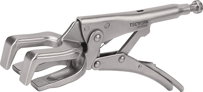 TECWERK Rohrschweißergripzange Gesamtlänge 280 mm Spannweite max. 70 mm