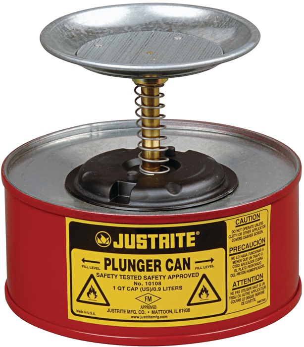 JUSTRITE Sparanfeuchter 0,5 l Stahlblech