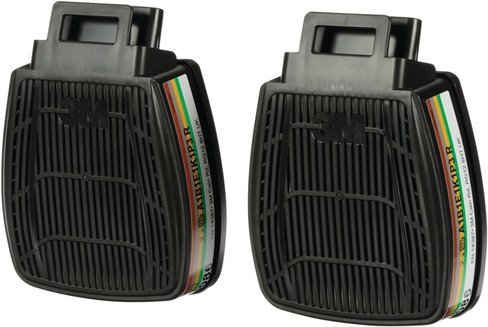 3M Gas- und Kombifilter A1 B1 E1 K1 P3R