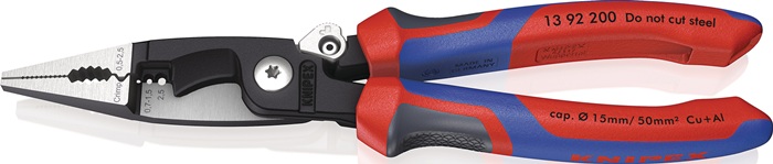 KNIPEX Elektroinstallationszange Länge 200 mm