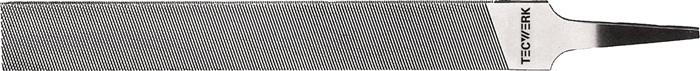 TECWERK Werkstattfeile DIN 7261 L.150mm Q.16x4mm Hieb 1 Flachstumpf TECWERK