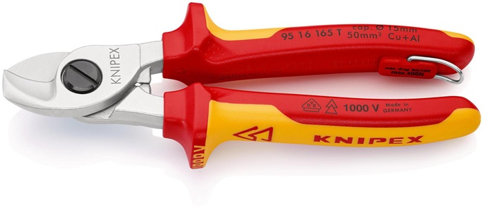 KNIPEX Kabelschere Länge 165 mm