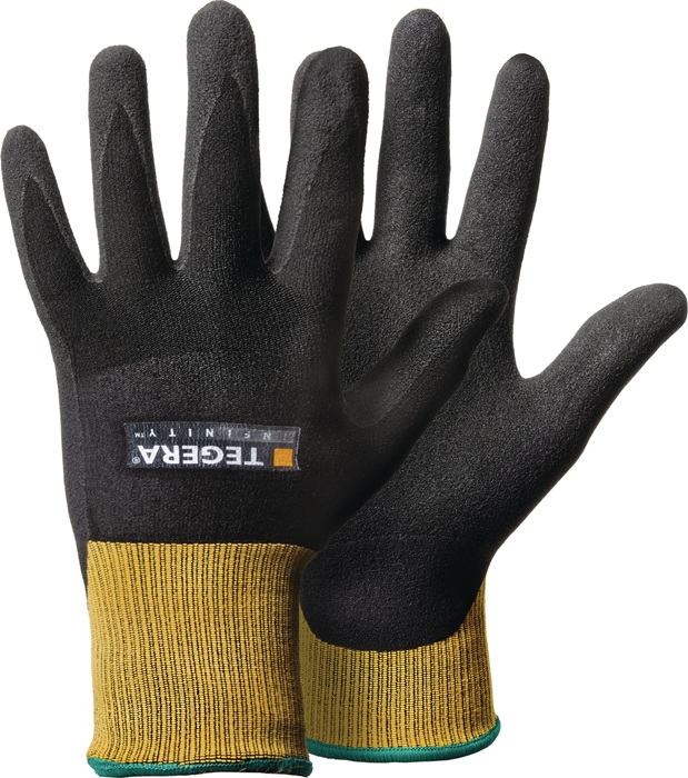 TEGERA Handschuhe TEGERA® INFINITY 8801 Gr.8 schwarz/gelb Nylon,Spandex - Vorteilspack