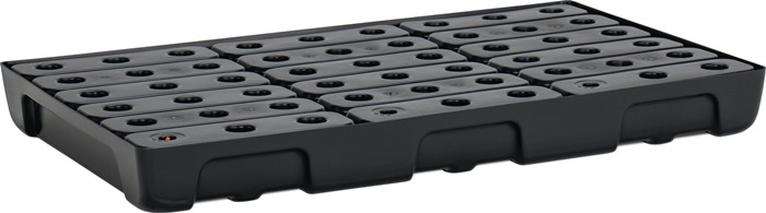 CEMO Regalwanne 33l L976xB595xH95mm PE m.PE-Rost u.Leckanzeiger CEMO