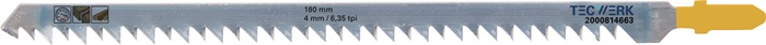 TECWERK Stichsägeblatt Gesamt-L.180mm Zahnt.4mm S.1,27mm HCS 5 St./Karte TECWERK