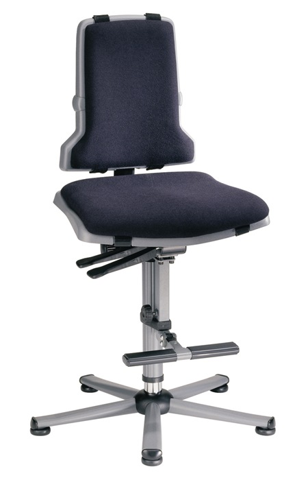 BIMOS Arbeitsdrehstuhl Bodengleiter + Aufstiegshilfe