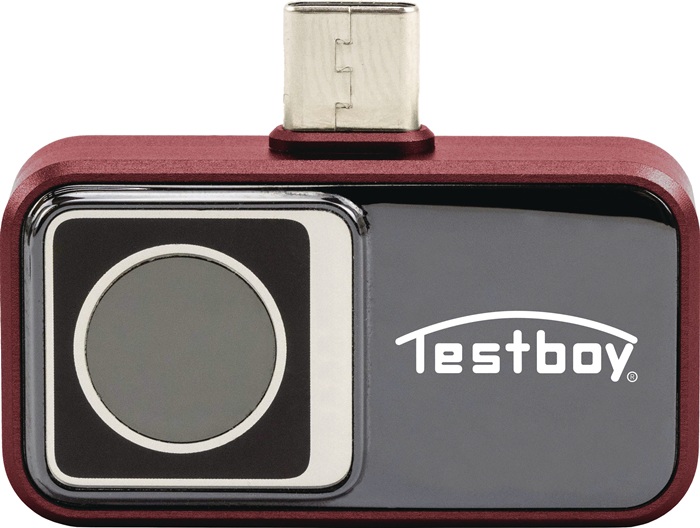 TESTBOY Wärmebildkamera TV 297 SMART ü.Handy 256x192 Bildpunkte -20 b.+400GradC TESTBOY