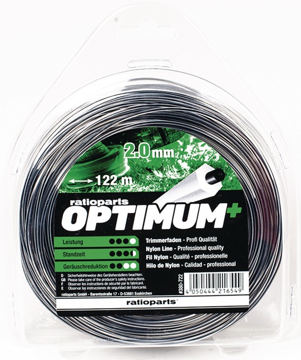 RATIOPARTS Nylonfaden Optimum Fadenstärke 2,0mm Fadenlänge 122m RATIOPARTS