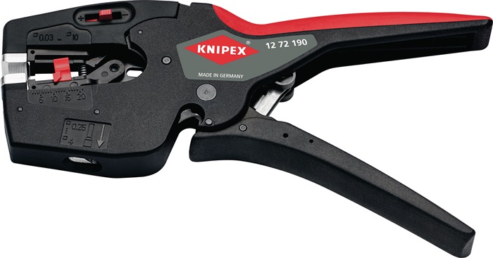 KNIPEX Abisolier- und Crimpzange Länge 190 mm
