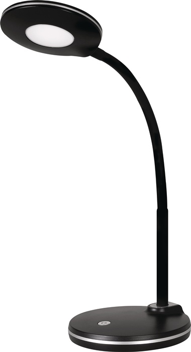 HANSA Schreibtischleuchte ABS, Metall schwarz Höhe max. 330 mm