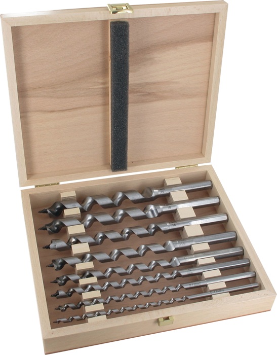 FAMAG Schlangenbohrersatz D.6,8,10,12,14,16,18,20mm Nutz-L.160mm 6-kant