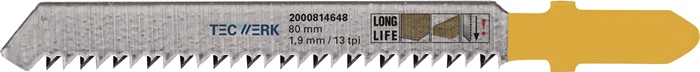 TECWERK Stichsägeblatt Gesamtlänge 80 mm