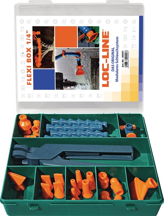 LOC-LINE Kühlmittelgelenkschlauch-Set Größe 1/4 ″