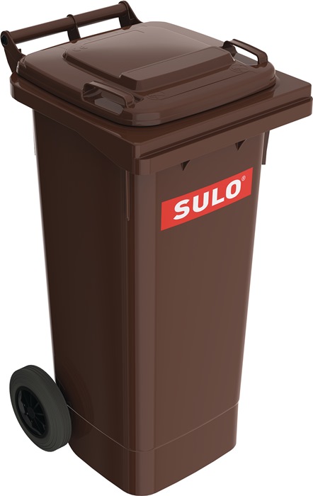 SULO Müllgroßbehälter 80 l HDPE braun - Vorteilspack