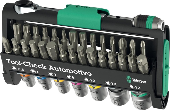 WERA Bitratschensatz Tool-Check Automotive 1 38-teilig WERA