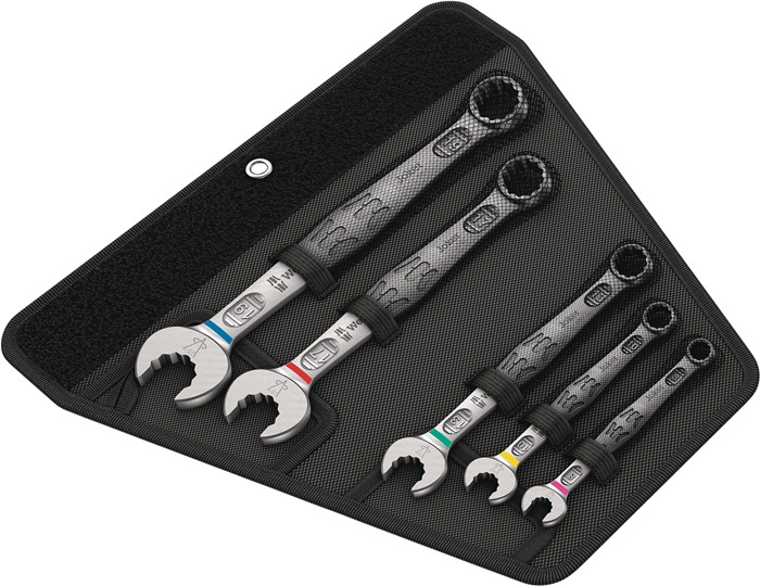 WERA Ringmaulschlüssel-Satz 6003 Joker 5-tlg.SW 8-19mm Form A leg.WS WERA