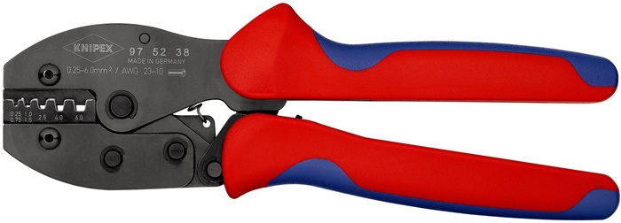 KNIPEX Aderendhülsencrimpzange Gesamtlänge 220 mm