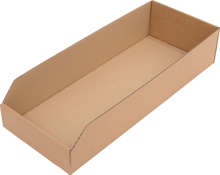 Regalkasten L500xB200xH100mm braun 1-wellige Pappe - Vorteilspack