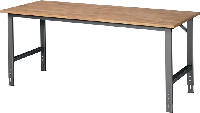 RAU Werktisch B2000xT800xH760-1080mm