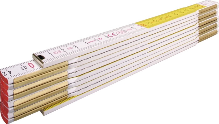 STABILA Gliedermaßstab Länge 2 m Breite 1,70 cm