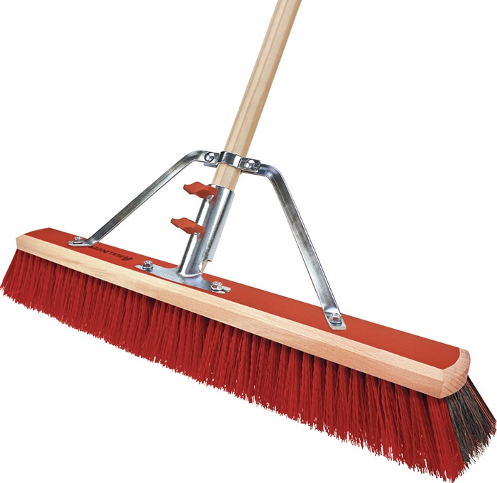 PEGGY PERFECT Saalbesen Bulldozer PET+Supermix L.500mm Schiebeseite 1 Reihe PET-Supermix