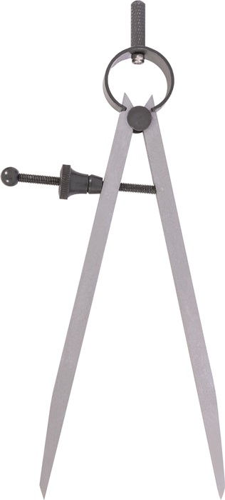 TECWERK Federzirkel L.125mm m.Schnellspannmutter TECWERK