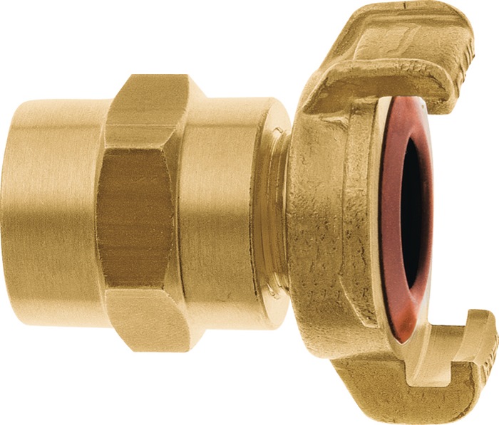 GEKA Schlauchstück Messing Schlauchgröße 19 mm - Vorteilspack