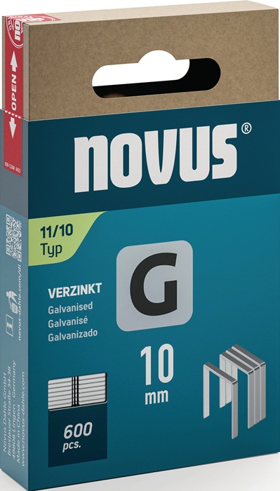 NOVUS Flachdrahtklammer B10,6xL10mm