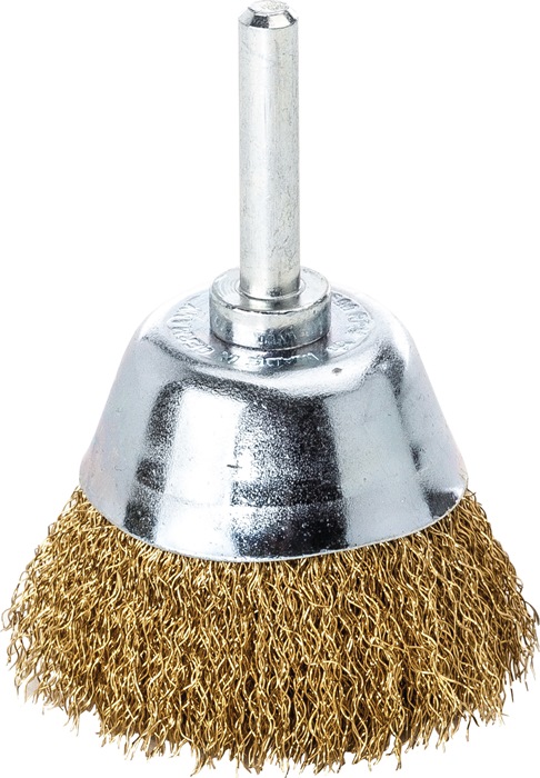 LESSMANN Flächenbürste Ø 50 mm Schaft 6 mm Drahtstärke 0,2 mm