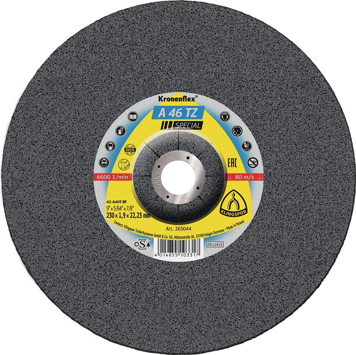 KLINGSPOR Trennscheibe D115x1,6mm gerade - Vorteilspack