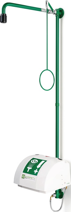 B-SAFETY Notdusche mit zwei Brauseköpfen