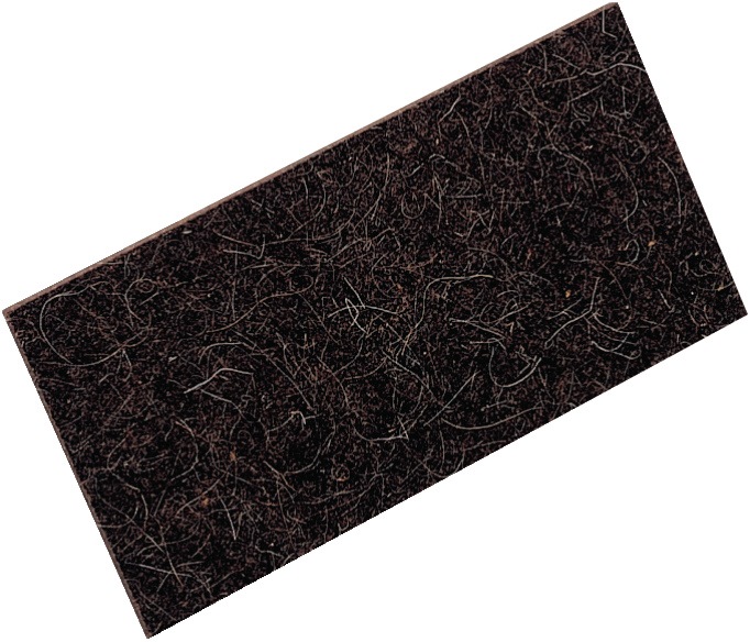 KRONEN-HANSA Hartfilzauflage L280xB140xS10mm schwarz KRONEN-HANSA