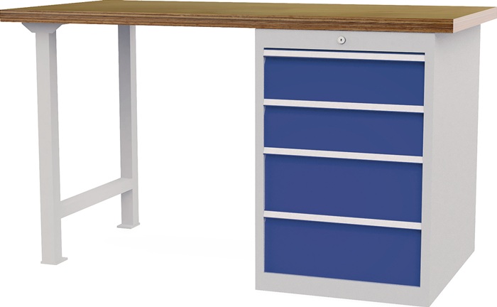 Werkbank B1500xT750xH859mm Buche-Multiplex