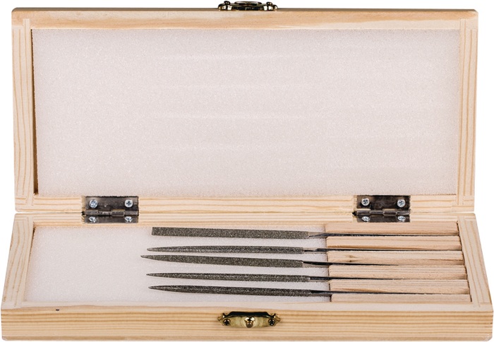 TECWERK Diamantnadelfeilen-Satz Länge 140 mm 5-teilig