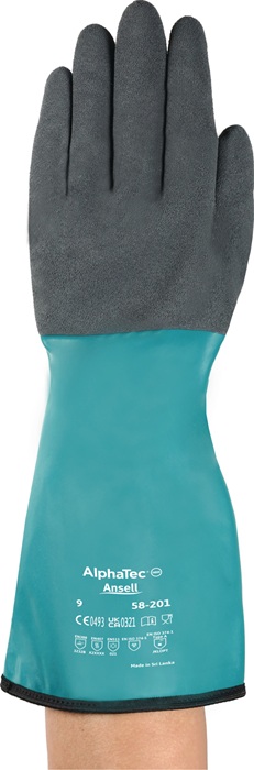 ANSELL Chemikalienhandschuhe Größe 10 grün/grau - Vorteilspack