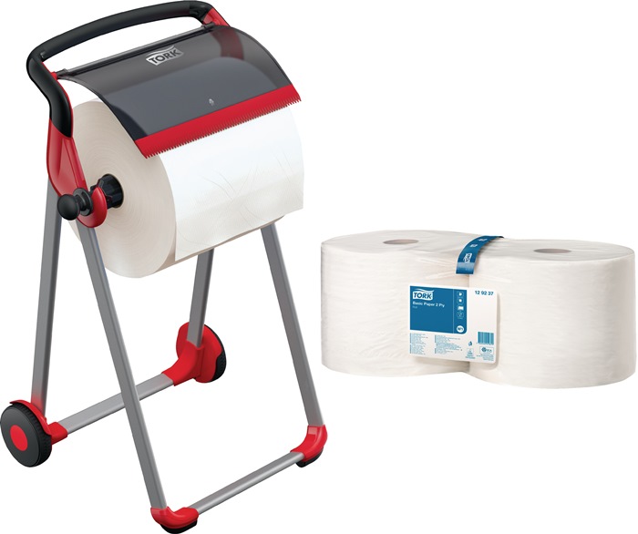 TORK Papierspender-Set H1006xB646xT530ca.mm Kunststoff-/Metallgestell Set TORK