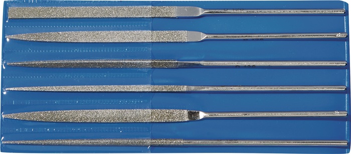 TECWERK Diamantnadelfeilen-Satz Länge 140 mm 6-teilig