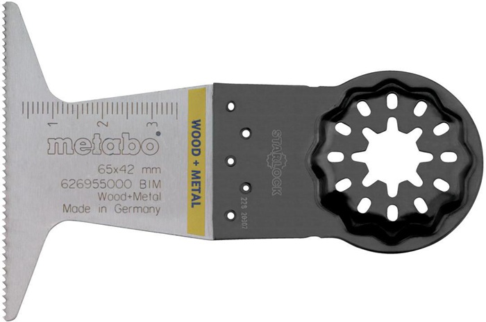 METABO Tauchsägeblatt Starlock L.35mm B.65mm BiM breit Zahnt. 1,3mm/20TPI 1 St. Metabo