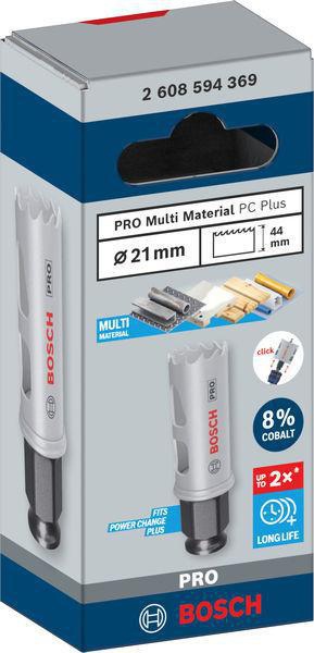 BOSCH Lochsäge PRO Multi Material PC Plus D.21mm