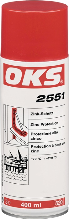 OKS Zinkspray OKS 2551 400ml zinkgrau OKS - Vorteilspack